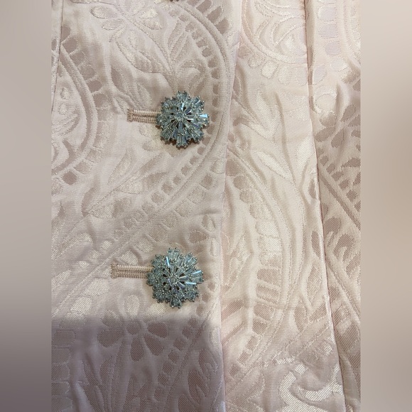 NWT $695 LoveShackFancy Haveri Pink Long Sleeve Mini Dress Coat Jacket - Picture 13 of 15